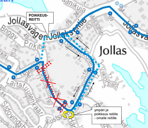 802 Bus Route Map Bus Route 802 Diverted In Jollas 3-5 May | News | Hsl | Hsl.fi