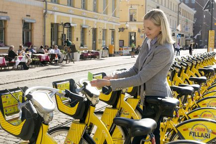 Kaupunkipyörillä on tehty yli 400 000 matkaa ja ajettu yli 700 000 kilometriä.