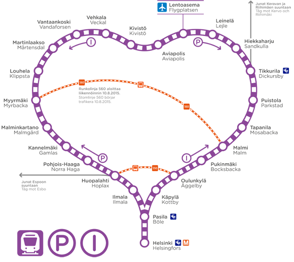 Helsinki local trains