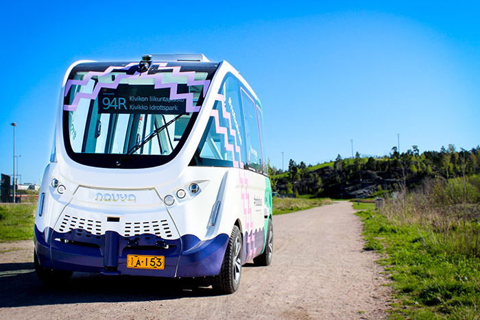 Helsinkis Shuttle-Service.