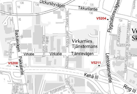 Vantaanportin pysäkki poistetaan 28.1.2014